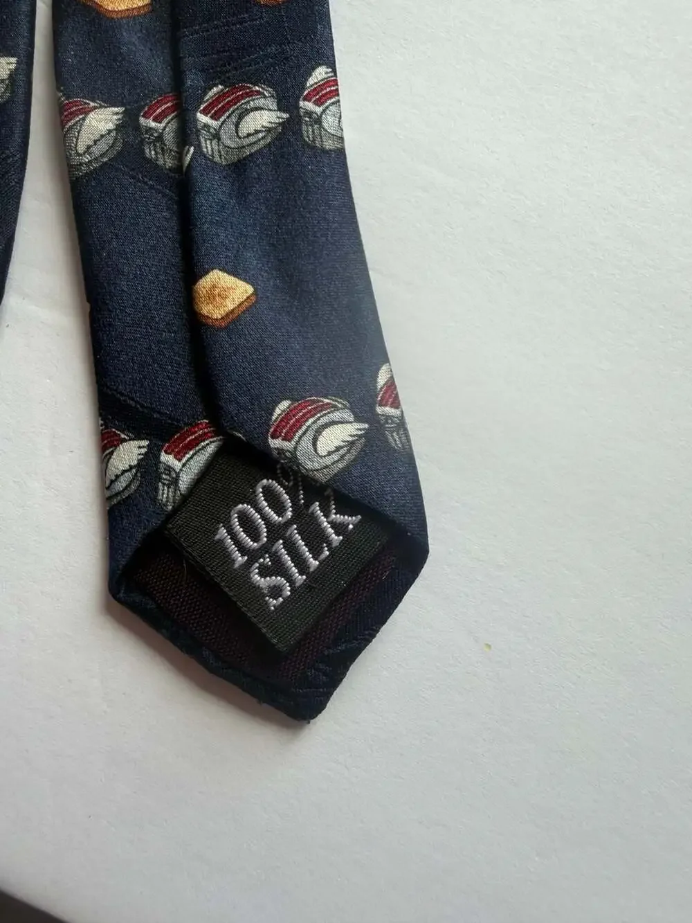 After Dark Flying Toasters Pattern Men's 100% Silk Necktie